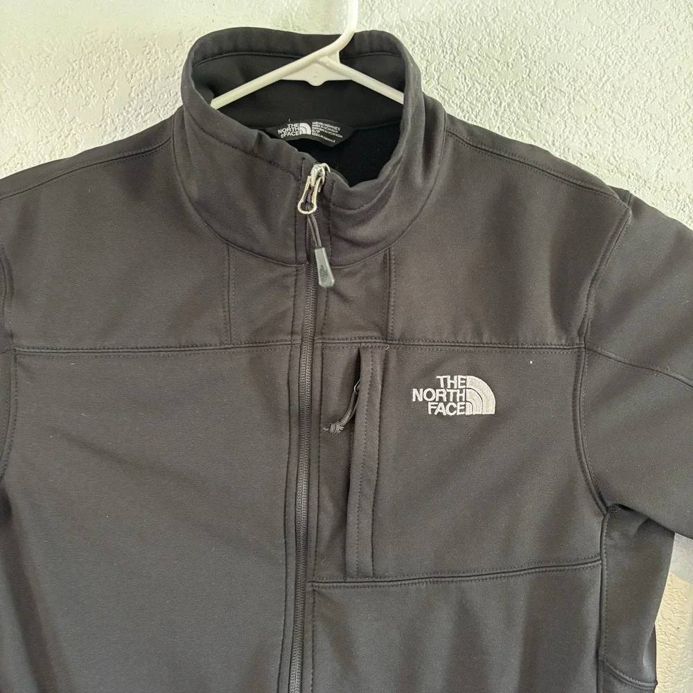 The North Face Apex Bionic Jacket Mens Small Full Zip Black Softshell Gorpcore